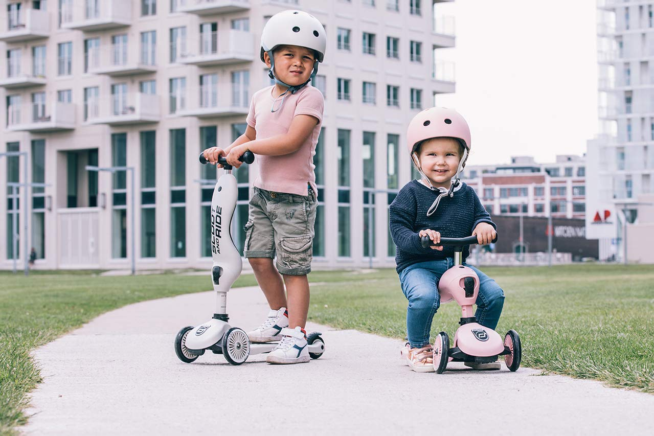 【Bicycle】Children Adjustable Seated or Standing 2-in-1 Scooter Including Safety Pad for Tip Prevention
