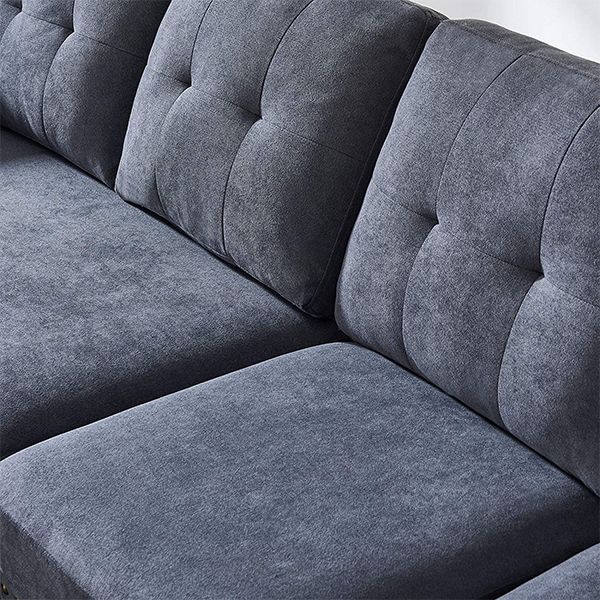 HONBAY Reversible Sectional Sofa Couch L-Shape Sofa