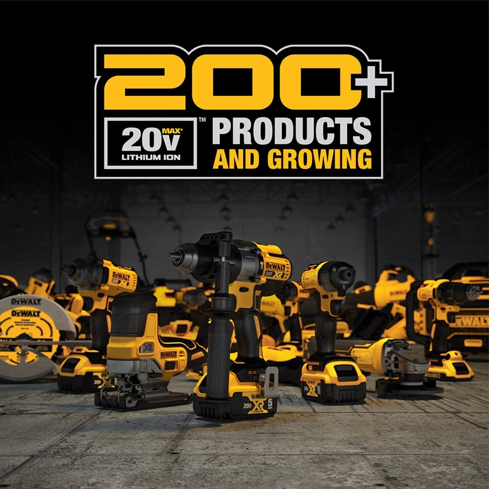 DEWALT 20V MAX Power Tool Combo Kit, 10-Tool Cordless Power Tool Set with 2 Batteries and Charger