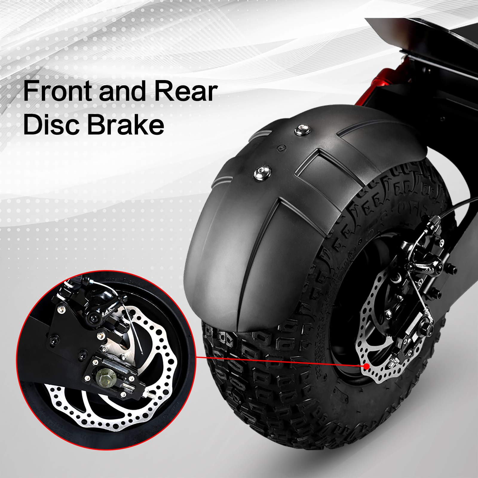 【Bicycle】Electric Fat Tire Scooter - Foldable 2500W Motor Adults Off Road Scooters - 48V20Ah Lithium Ion