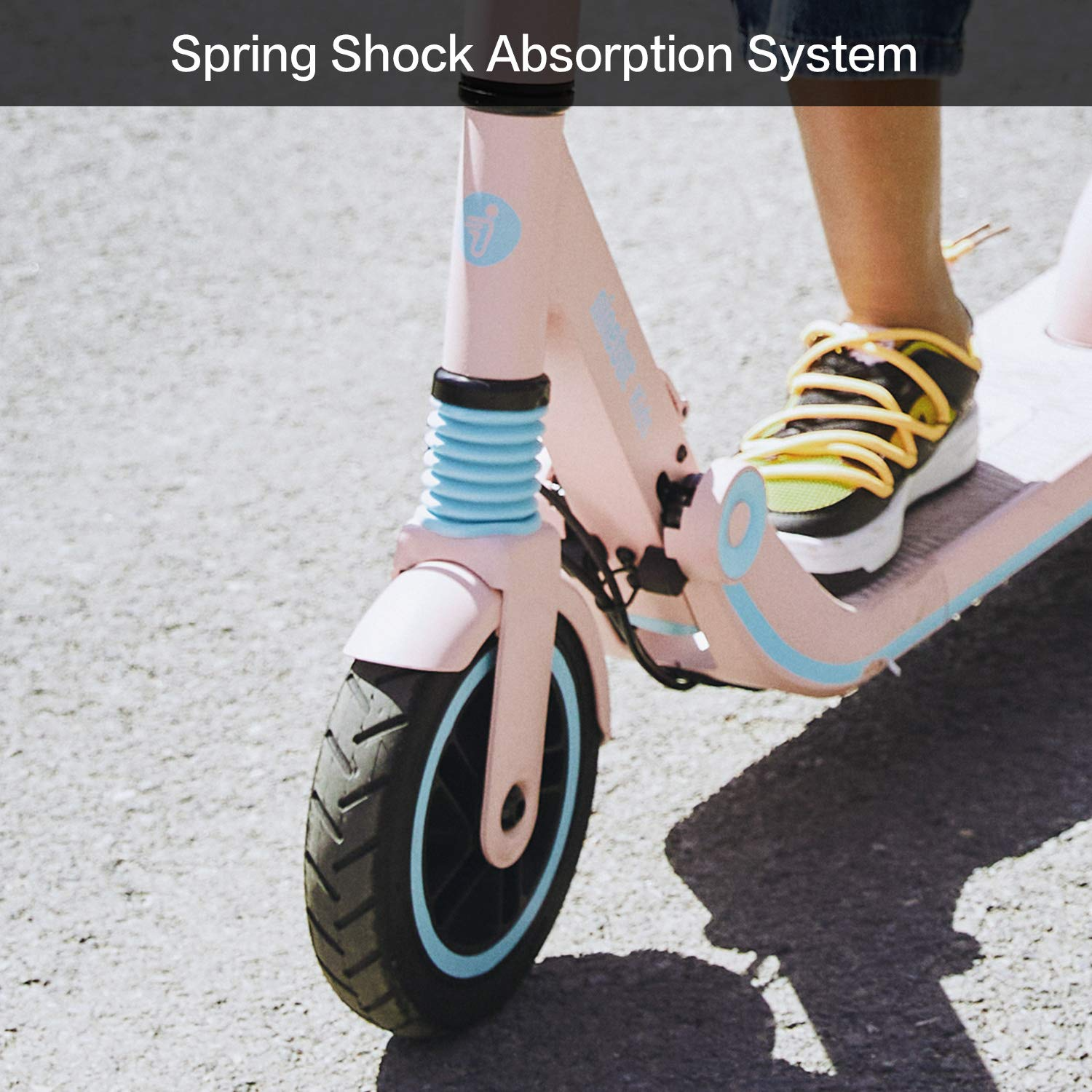 【Bicycle】Segway Ninebot Electric Kick Scooter for Kids, 6.2 Miles Range & 8.7 MPH(10, 11.2MPH)