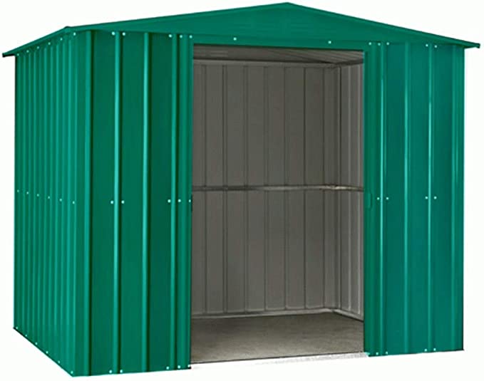 【Storage Shed】【BS】Anthracite Grey Metal Apex Roof Shed 6 x 5