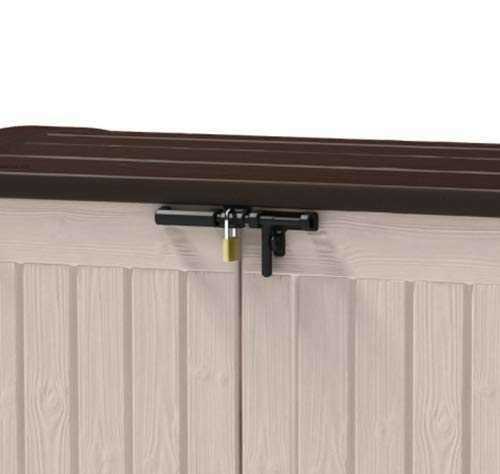 【Storage Shed】【BS】Plastic Storage Unit Box Garden Outdoor Sheds Wheelie Bins for Tools Bikes Lawn Mowers