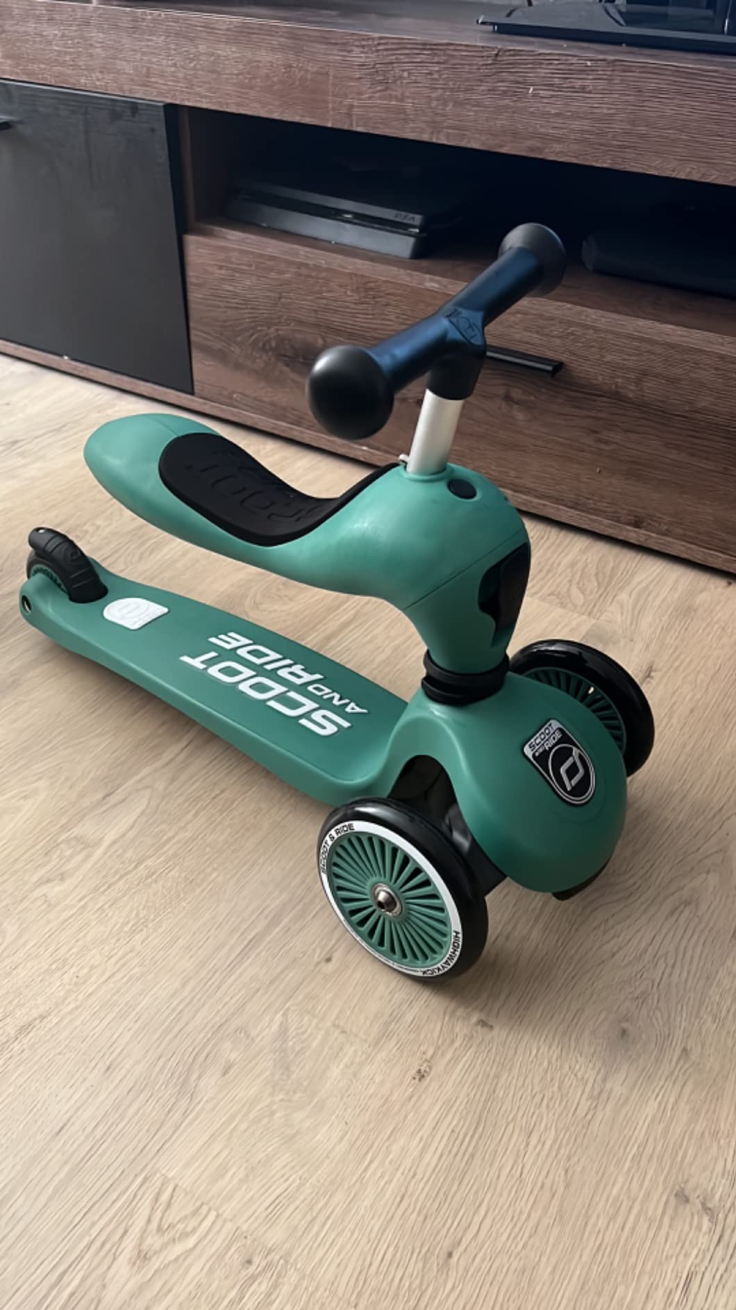 【Bicycle】Children Adjustable Seated or Standing 2-in-1 Scooter Including Safety Pad for Tip Prevention