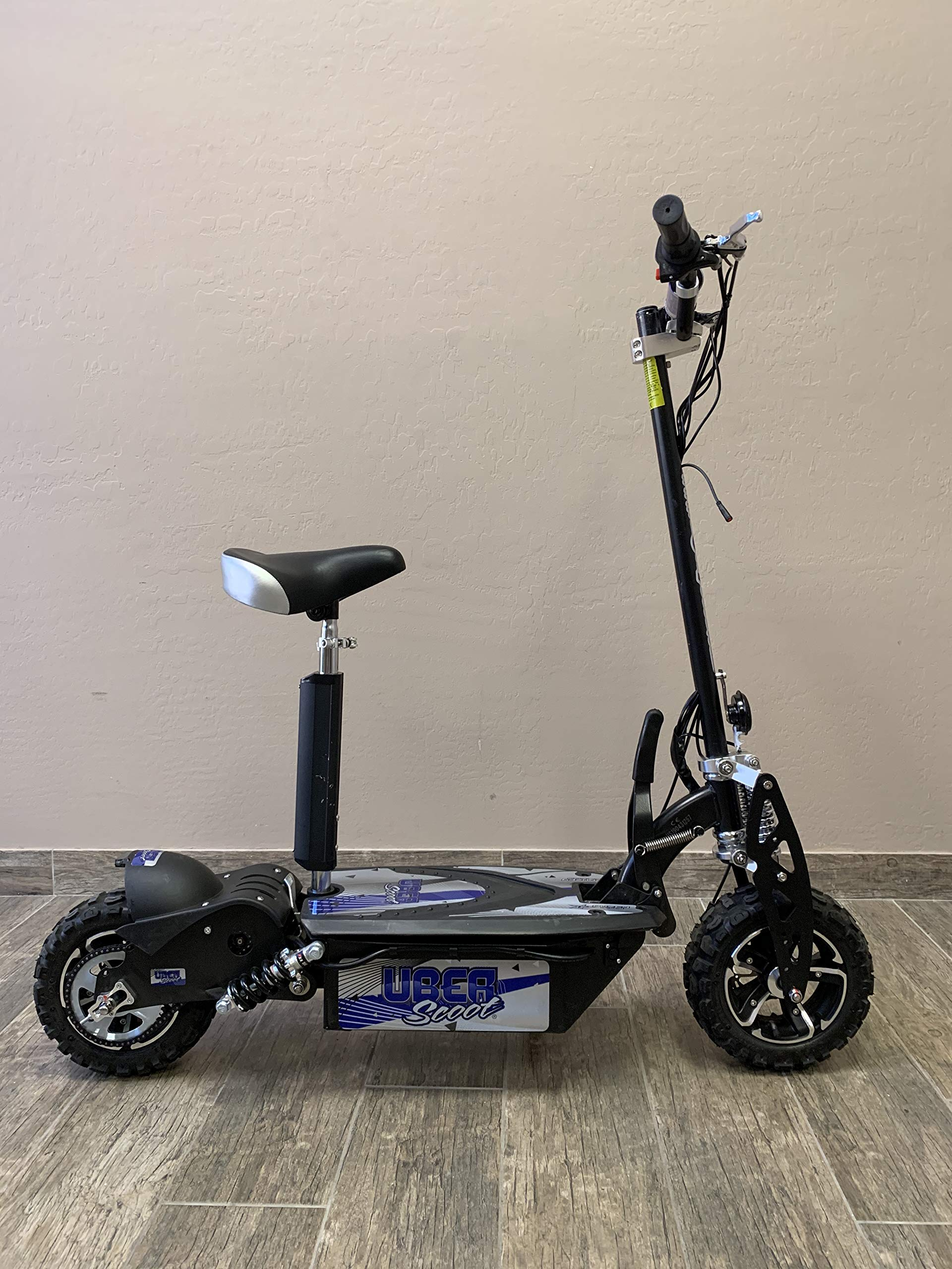 【Bicycle】UberScoot 1600w 48v Electric Scooter, Black, Large