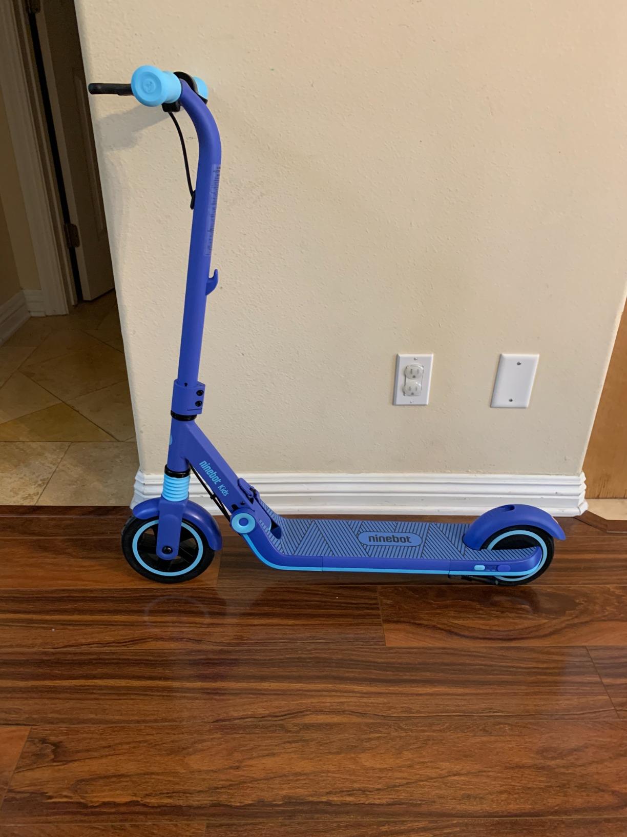 【Bicycle】Segway Ninebot Electric Kick Scooter for Kids, 6.2 Miles Range & 8.7 MPH(10, 11.2MPH)