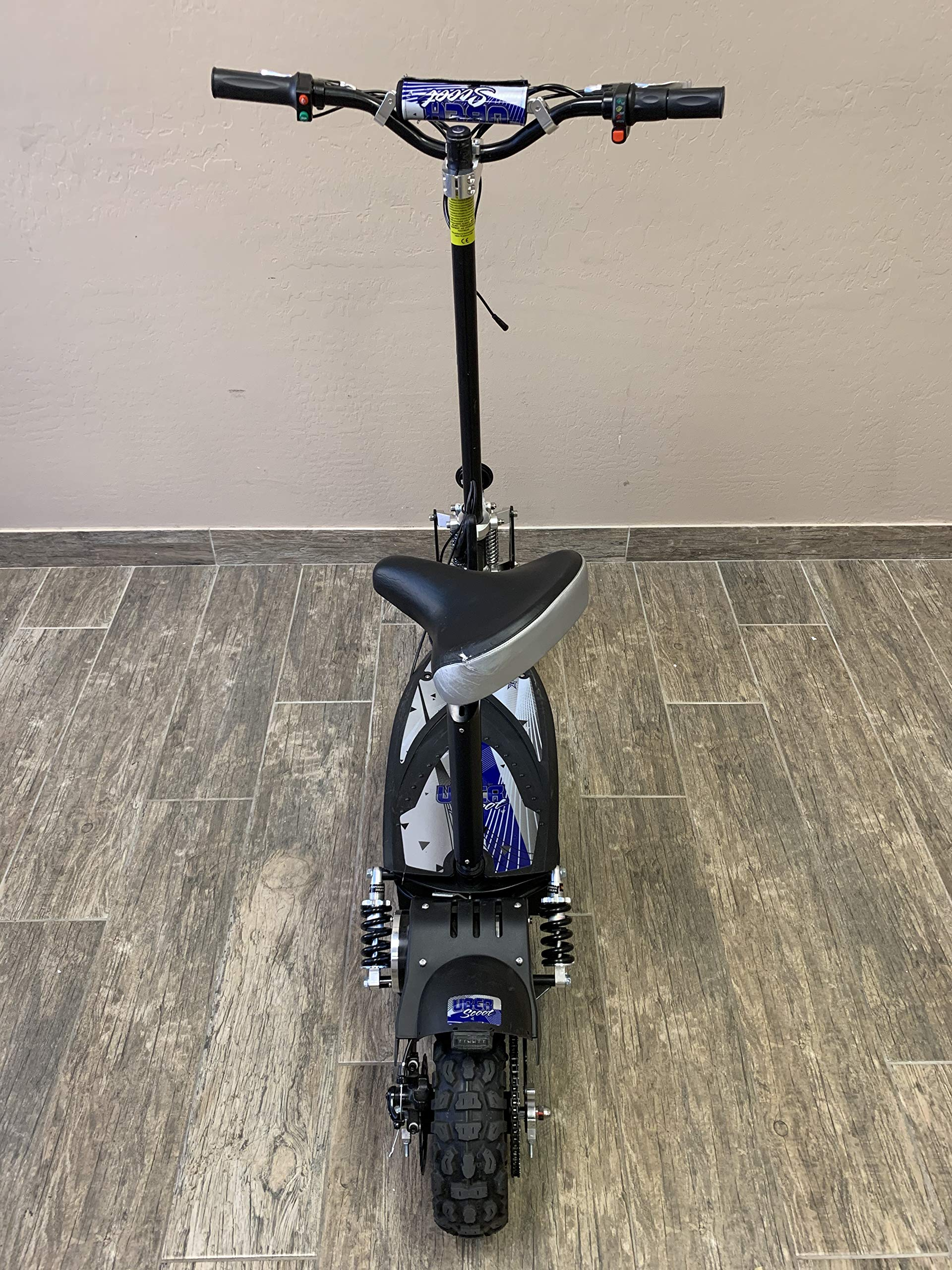 【Bicycle】UberScoot 1600w 48v Electric Scooter, Black, Large