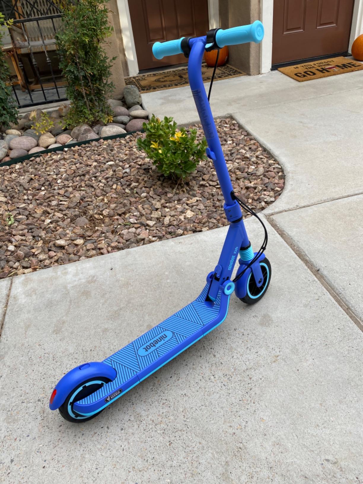 【Bicycle】Segway Ninebot Electric Kick Scooter for Kids, 6.2 Miles Range & 8.7 MPH(10, 11.2MPH)