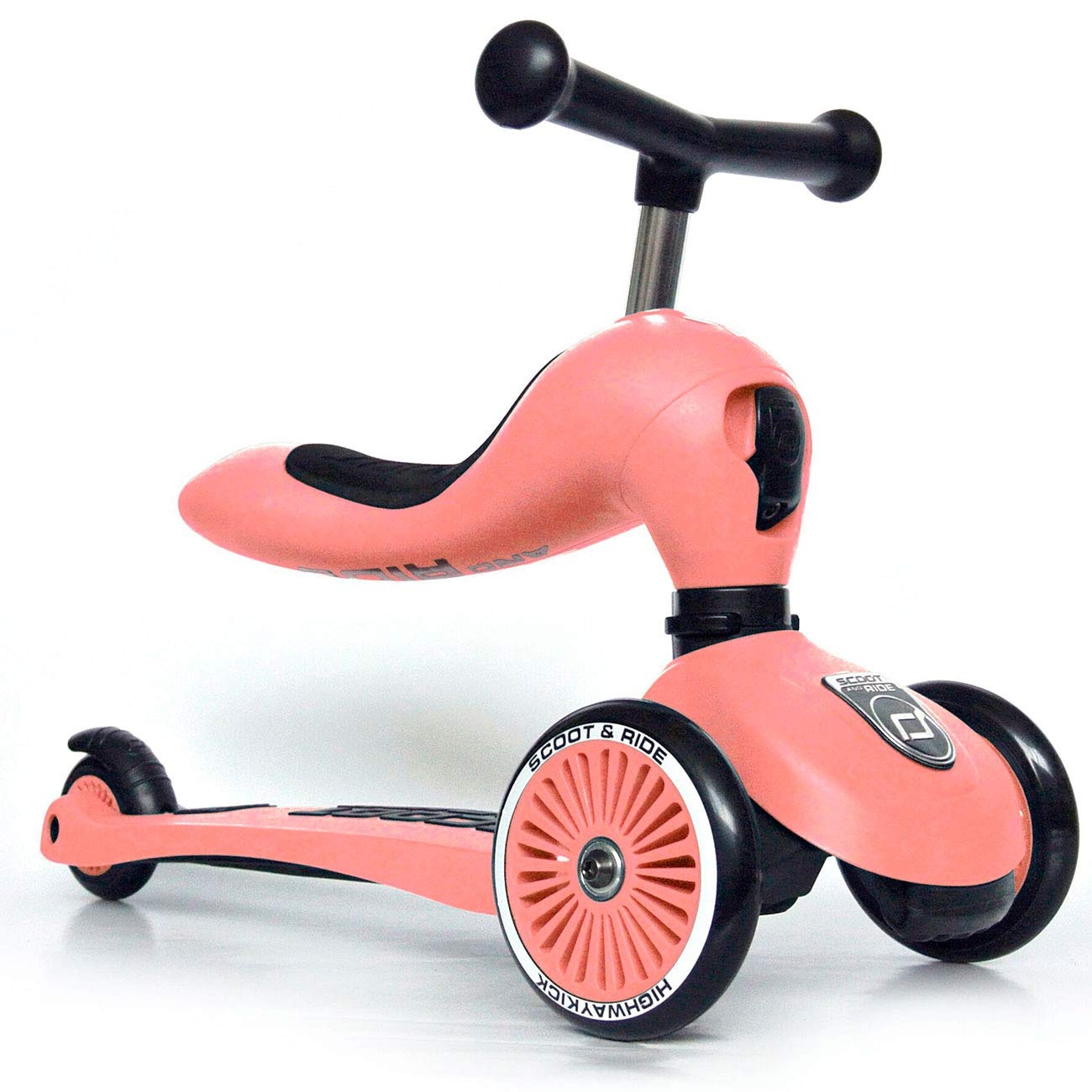 【Bicycle】Children Adjustable Seated or Standing 2-in-1 Scooter Including Safety Pad for Tip Prevention