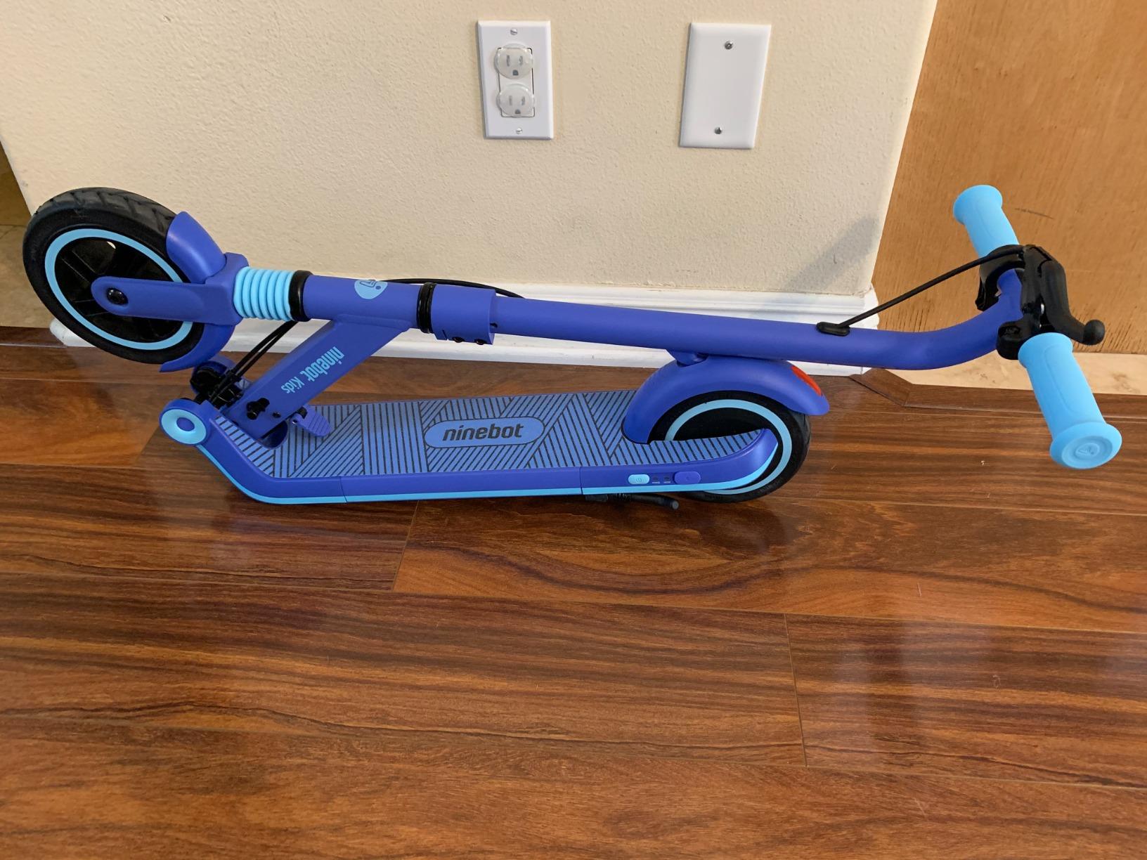 【Bicycle】Segway Ninebot Electric Kick Scooter for Kids, 6.2 Miles Range & 8.7 MPH(10, 11.2MPH)