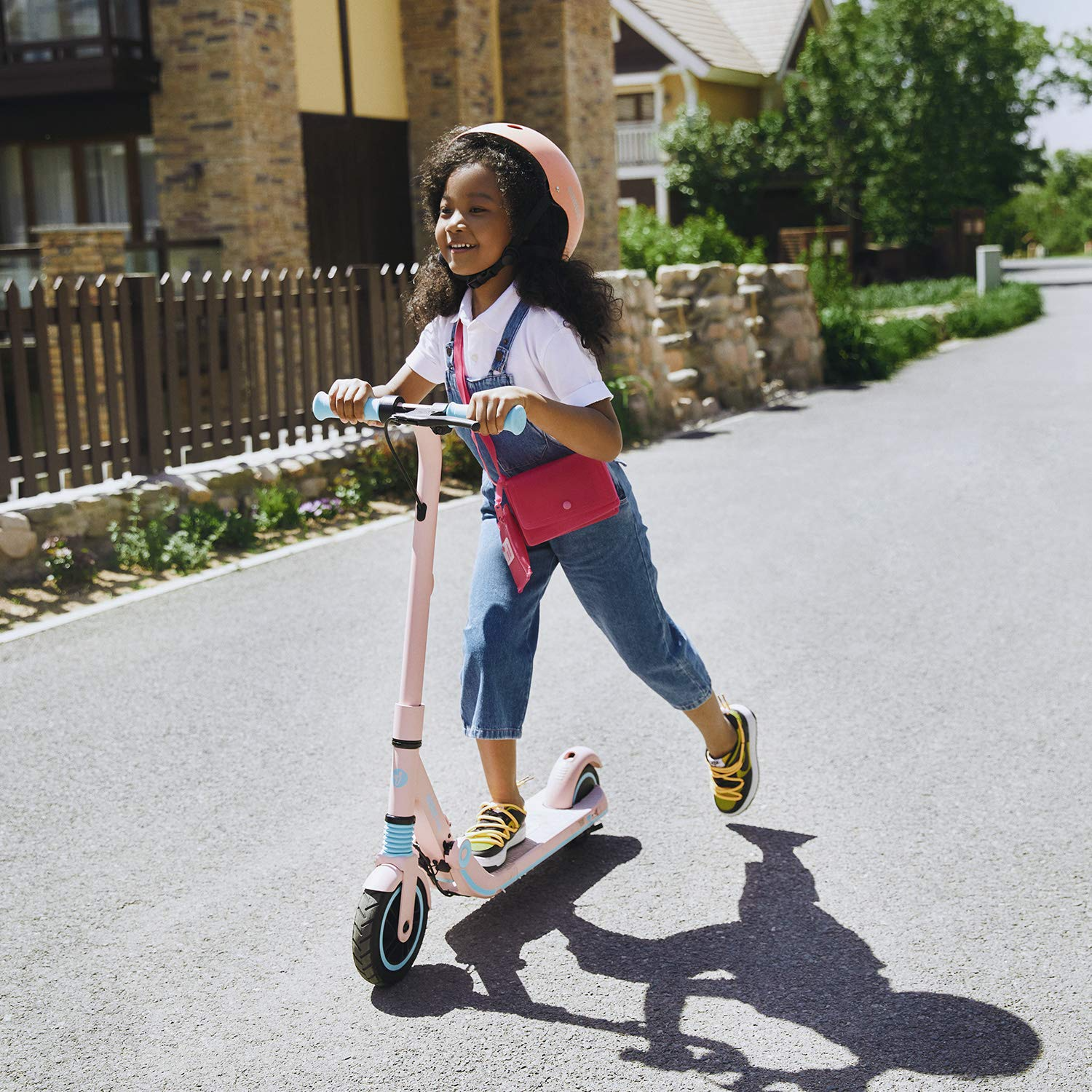 【Bicycle】Segway Ninebot Electric Kick Scooter for Kids, 6.2 Miles Range & 8.7 MPH(10, 11.2MPH)